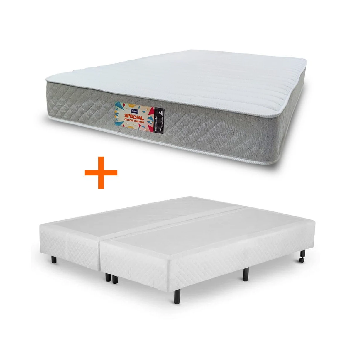 Cama king + colchão